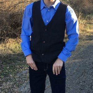 Cat &Jack Boys gray vest size 12/14